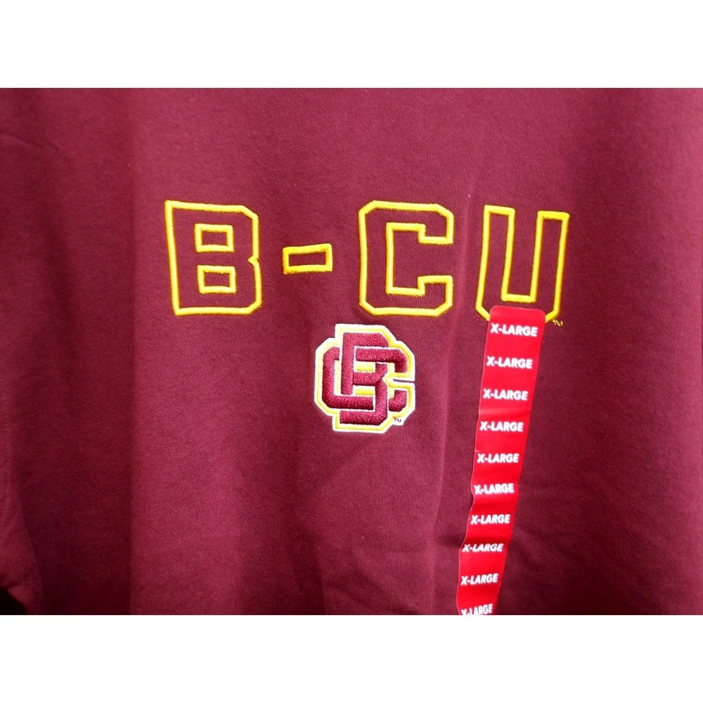 B-CU Champion Maroon Crew Neck Pullover Sweatshirt Mens‎ XL / #9131